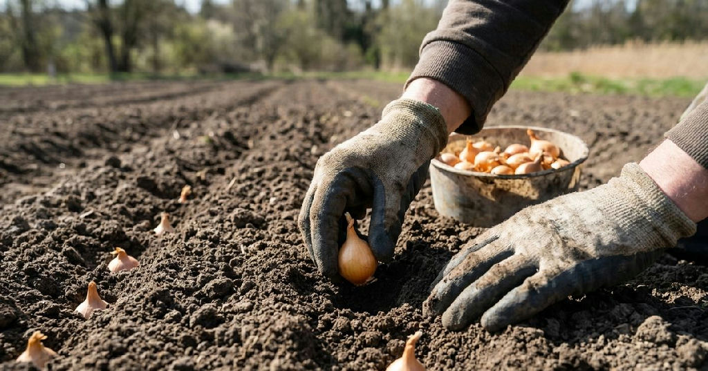 Plantio de cebola em outubro garante colheita farta no próximo verão