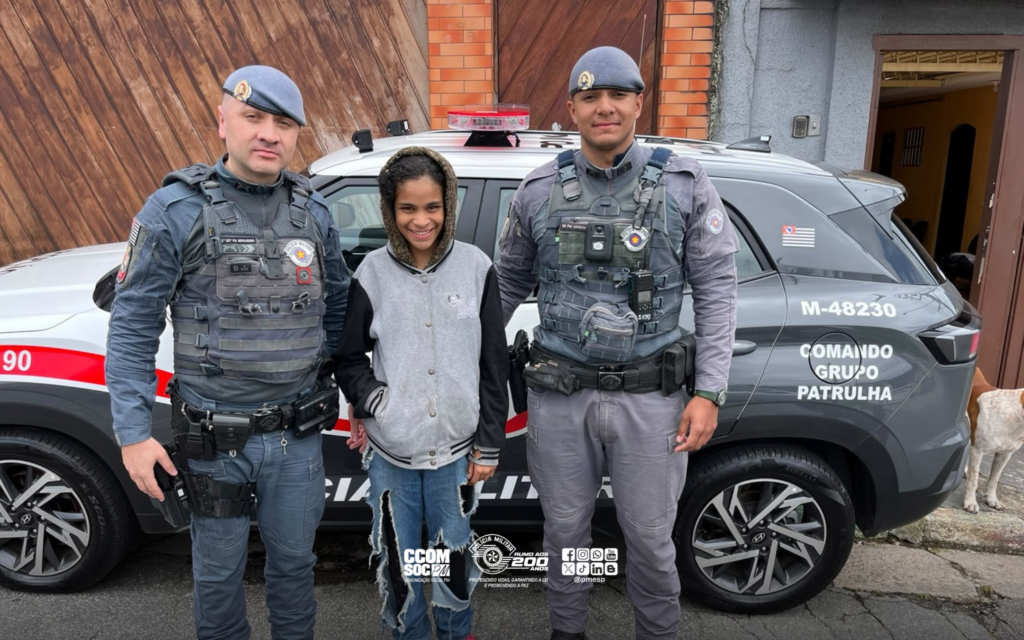 Polícia Militar localiza mãe de menina de 12 anos perdida em ônibus na Zona Leste