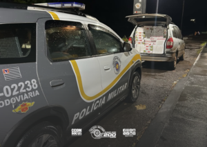Polícia Rodoviária intercepta carga de 40 mil maços de cigarro contrabandeado em Pacaembu