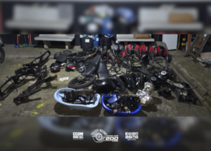 Policiais encontram peças de motos furtadas e munições em Hortolândia