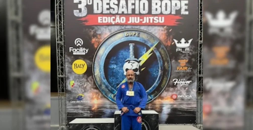 Policial militar reformado de São Paulo conquista ouro e prata em torneio de jiu-jítsu