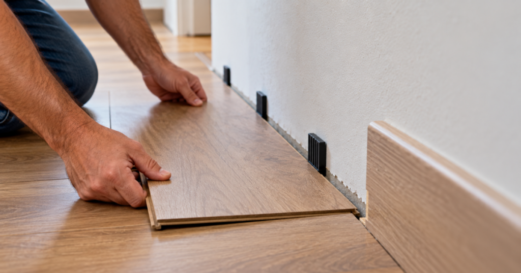 Por que deixar folga na instalação do piso laminado evita estufamento e danos