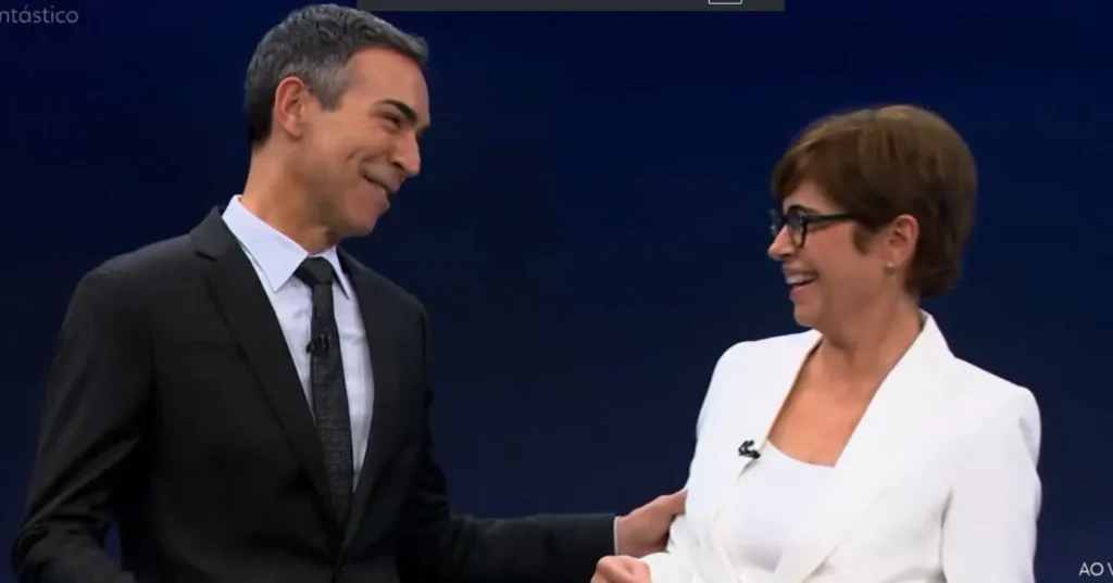 Postura de César Tralli em apuração eleitoral gera debate nas redes sociais