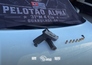 Prisão em shopping de Guarulhos revela foragido da Justiça e apreensão de arma