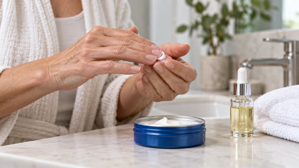 Segredos de maquiadores revelam o uso do creme Nivea em pele madura