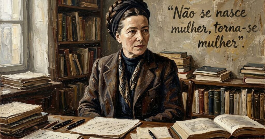 Simone de Beauvoir revolucionou os estudos de gênero em 1949 ao provar que a identidade feminina é social