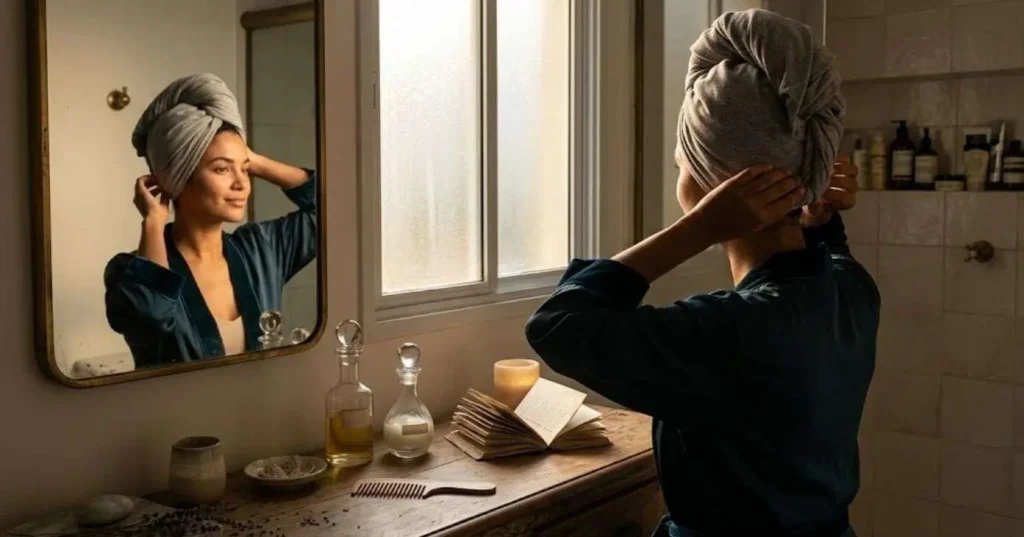 Técnica do plopping com camiseta de algodão elimina frizz e define cachos sem custo