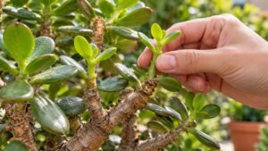 Técnica simples de beliscagem ajuda a controlar o crescimento da árvore de jade