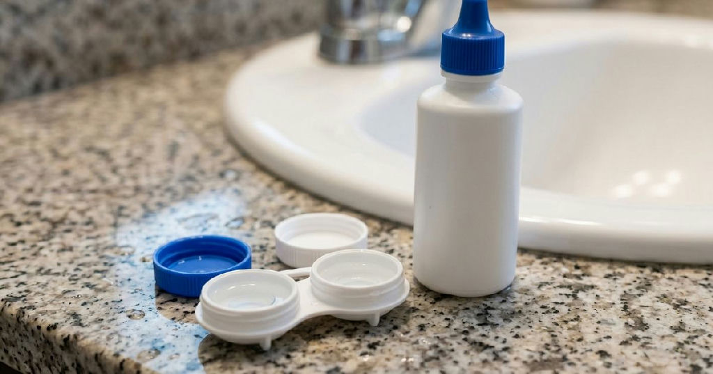 Tomar banho com lentes de contato pode causar infecções oculares graves