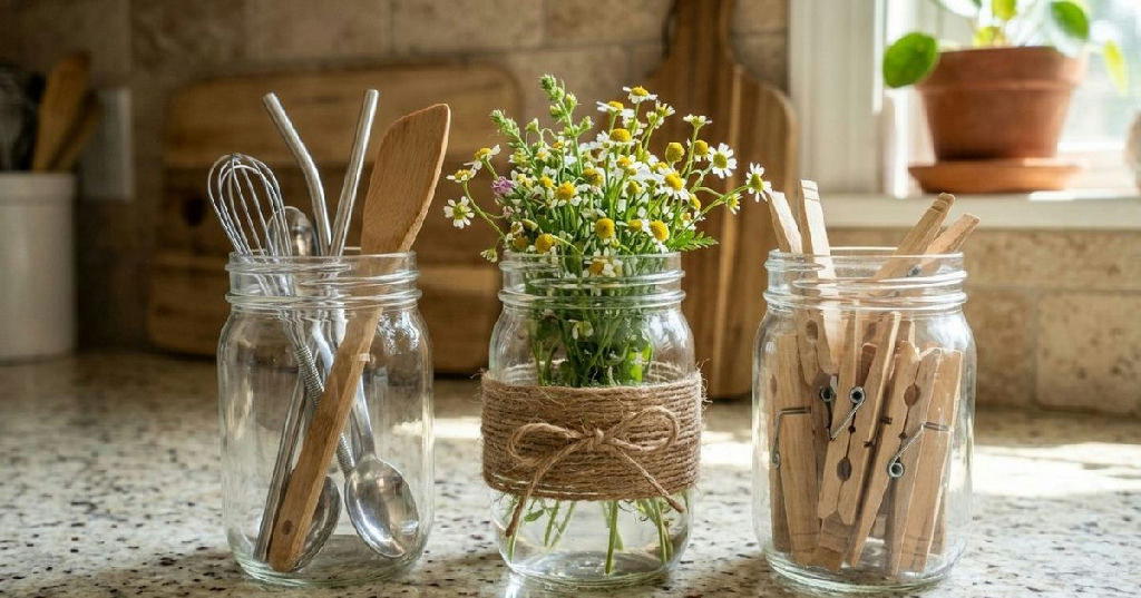 Transforme potes de doce de leite em organizadores práticos para sua casa