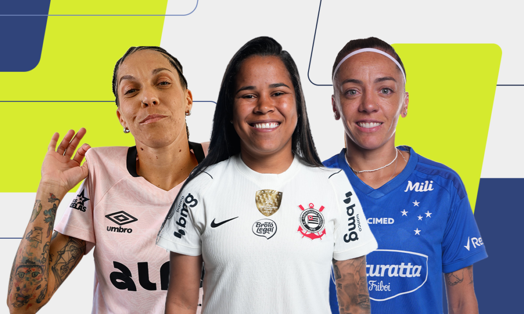 Três golaços concorrem ao Prêmio de mais bonito do Brasileirão Feminino 2026
