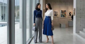 Truques de estilo revelam como roupas que alongam valorizam a silhueta
