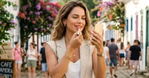 Verão 2027: como o batom certo realça a alfaiataria colorida e moderna