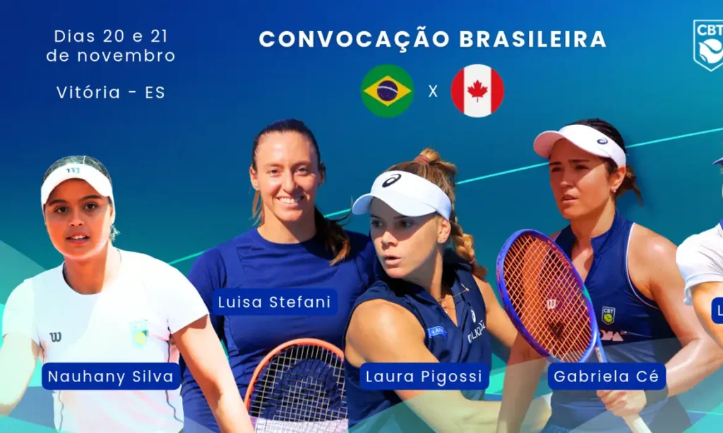 Vitória sedia confronto decisivo da seleção feminina de tênis na Billie Jean King Cup