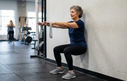 Agachamento na parede: o exercício essencial para ganhar força e equilíbrio após os 60 anos