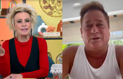 Ana Maria Braga questiona amizade com Leonardo ao vivo no Mais Você