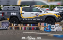Apreensão de Mais de 300 perfumes importados sem nota fiscal na Rodovia Castello Branco