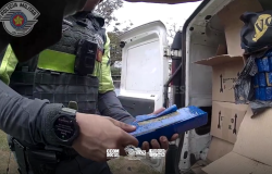 Apreensão de mais de 700kg de maconha na zona sul é registrada por câmeras corporais