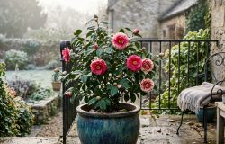 Camélia japonesa: a beleza resistente que floresce no inverno e transforma seu terraço