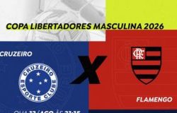 Cruzeiro e Flamengo se enfrentam nas oitavas da Libertadores com transmissão da Rádio Nacional