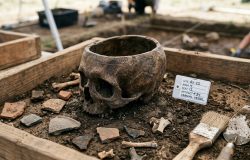 Descoberta na China revela uso de crânios humanos como utensílios há 5 mil anos