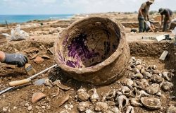 Fábrica milenar de tinta roxa revela segredos da indústria de luxo na antiguidade