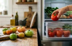 Geladeira ou bancada: entenda como o estágio de maturação define o armazenamento do tomate