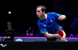 Hugo Calderano estreia com vitória dominante no Smash Europe em Malmo
