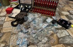 roubo a um condomínio residencial. A prisão ocorreu no bairro Jardim Record, em