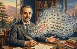 O desapego autêntico liberta as relações humanas de cobranças e transforma a doação em um caminho para a leveza interior. – Imagem gerada por IA