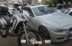 equipes da ROCAM resultou na recuperação de uma BMW com registro criminal . Na q