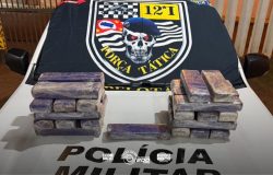 tava a droga escondida em uma mala e foi preso em flagrante durante fiscalização