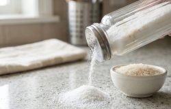 O uso de folhas de louro e vinagre na despensa afasta os carunchos e protege os mantimentos. – Imagem gerada por IA