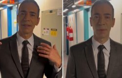 César Tralli surge exaltado em vídeo nos bastidores do JN: "Que flagra"
