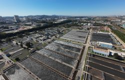 Expansão e o retrofit da ETE Barueri fazem parte do programa Integra Tietê e representam um investimento total de R$ 5,7 bilhões. Foto: Divulgação/Governo de SP