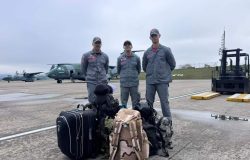 16 bombeiros militares especializados em busca e salvamento em estruturas colaps