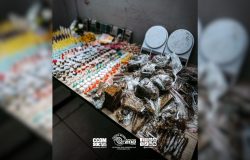 tráfico de drogas durante uma operação conjunta entre equipes da Força Tática do