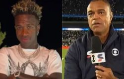 Denílson desabafa sobre tristeza e critica atitude que Vini Jr. teve: "Essa decepção"