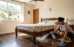 Por que borrifar vinagre embaixo da cama virou tendência na limpeza doméstica