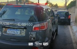 Polícia Militar recupera veículo furtado após flagrante em Santana de Parnaíba