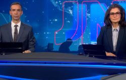 Audiência do Jornal Nacional recua em segunda-feira sem Renata Vasconcellos e César Tralli