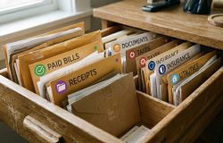 Organização inteligente: envelopes usados viram aliados essenciais para seus documentos