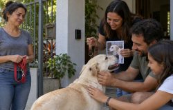 Mulher busca cachorro perdido e descobre que duas famílias procuravam animais parecidos