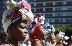 Mulheres negras homenageiam Tereza de Benguela e cobram titulação de terras quilombolas