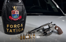 Polícia Militar prende homem após tentativa de disparo contra vizinhos na capital