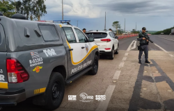 Polícia Militar Rodoviária prende homem com carro dublê em pedágio