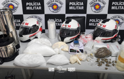 Policiais militares apreendem grande carga de drogas e materiais de refino em São José dos Campos