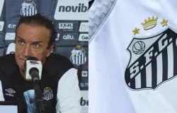 Pressão sobre Cuca aumenta no Santos após derrota expressiva para o Palmeiras