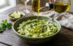 Segredo de chefs mexicanos para um guacamole mais cremoso revela o uso de azeite de oliva