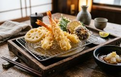 Segredos do tempurá perfeito: como chefs japoneses alcançam a crocância ideal